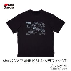 アブ　Abu バグオフ AMB1954 AdグラフィックT ブラック M