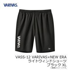 バリバス　VASS-12 VARIVAS×NEWERA ライトウィンドショーツ ブラック XL