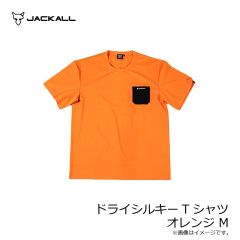 ジャッカル　ドライシルキーTシャツ オレンジ M