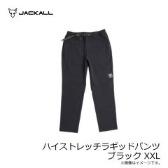 ジャッカル　ハイストレッチラギッドパンツ ブラック S