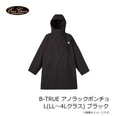 エバーグリーン　B-TRUE アノラックポンチョ L(LL～4Lクラス) ブラック