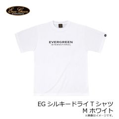 エバーグリーン　EGシルキードライTシャツ M ホワイト