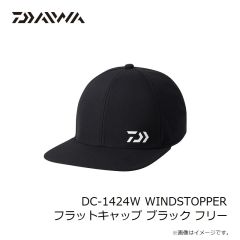 ダイワ　DC-1424W WINDSTOPPER フラットキャップ ブラック フリー