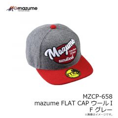 オレンジブルー　MZCP-658 mazume FLAT CAP ウールI  F ネイビー