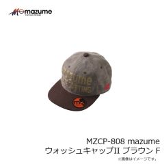 オレンジブルー　MZCP-808 mazume ウォッシュキャップII ブラウン F