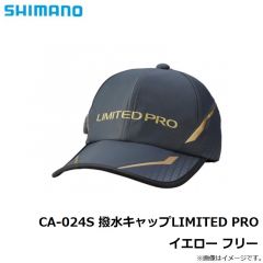 シマノ　CA-024S 撥水キャップLIMITED PRO イエロー フリー