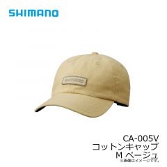シマノ　　CA-005V コットンキャップ M ベージュ