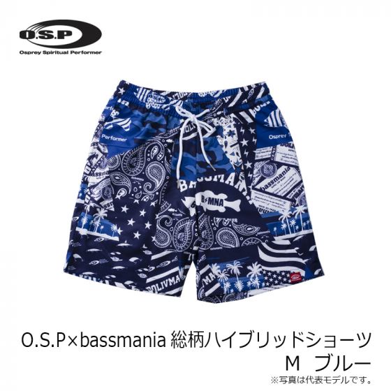 O.S.P×bassmania 総柄ハイブリットショーツ XLサイズ