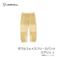 ジャッカル　ダブルフェイスフリースパンツ ブラック S