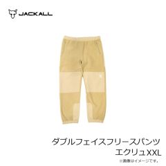 ジャッカル　ダブルフェイスフリースパンツ ブラック S