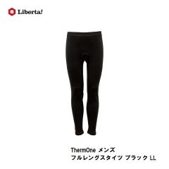 リベルタ　ThermOne メンズ フルレングスタイツ ブラック LL