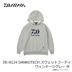 ダイワ　DE-8124 DANROTECH スウェットフーディ ブラック M