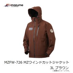 オレンジブルー　MZFW-726 MZウインドカットジャケット 3L ブラウン