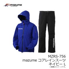 オレンジブルー　MZRS-756 mazume コアレインスーツ ネイビー S