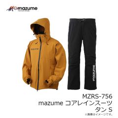 オレンジブルー　MZRS-756 mazume コアレインスーツ タン S