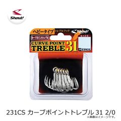 シャウト　231CS カーブポイントトレブル31 2/0