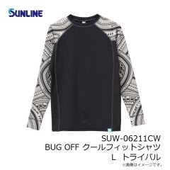 サンライン　SUW-06211CW BUG OFF クールフィットシャツ L トライバル